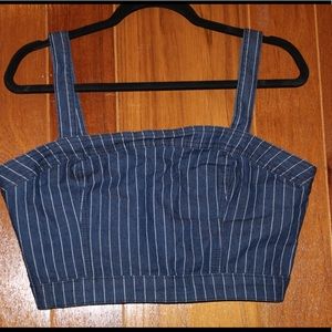 Denim Crop top
